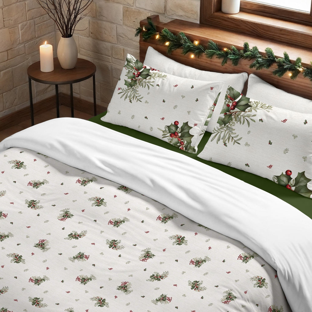 Funda nórdica con clicks Winter Holly
