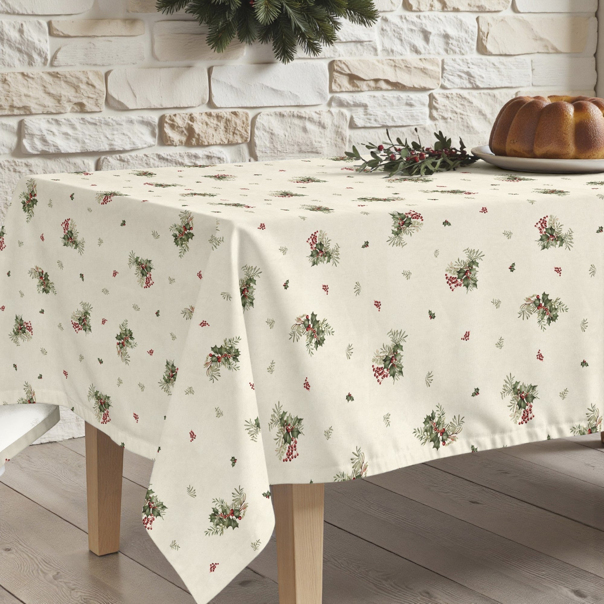 Mantel antimanchas Winter holly 1225