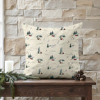 Funda de cojín 100% algodón Winter Ski 1225 50x50 cm