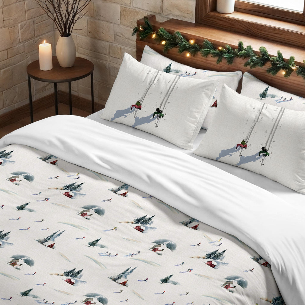 Funda nórdica con clicks Winter Ski