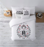 Funda nórdica con botones 100% algodón Pinto Frida