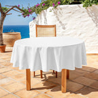 Levante 103 stain-resistant round tablecloth