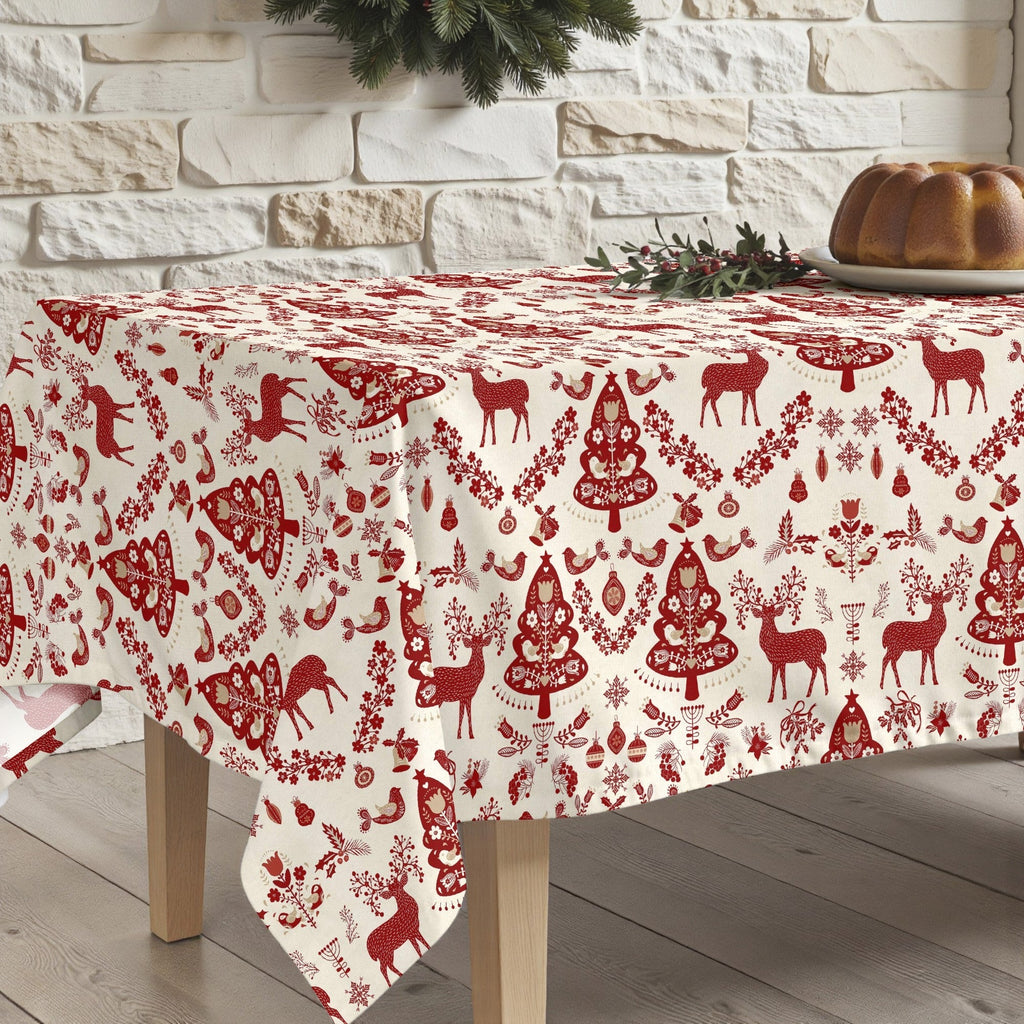 Mantel antimanchas Merry Christmas 42