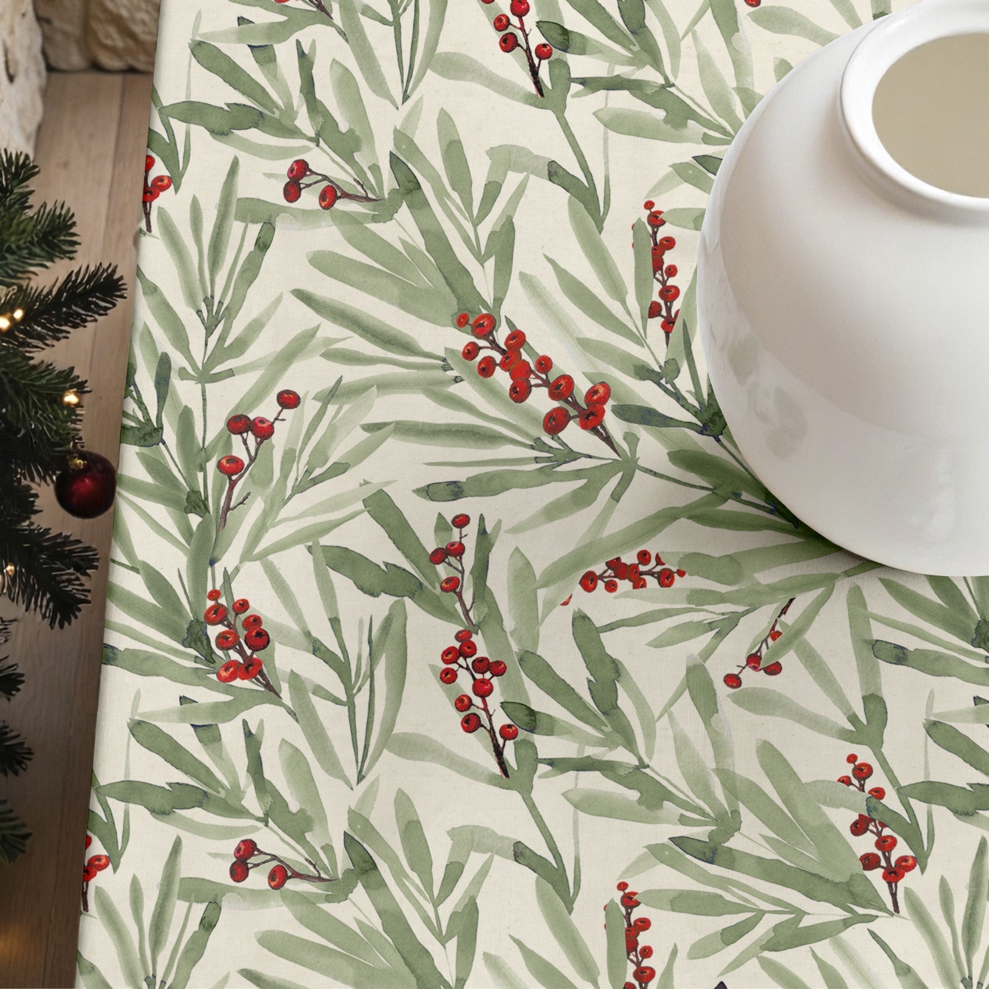 Mantel antimanchas Merry Christmas 46