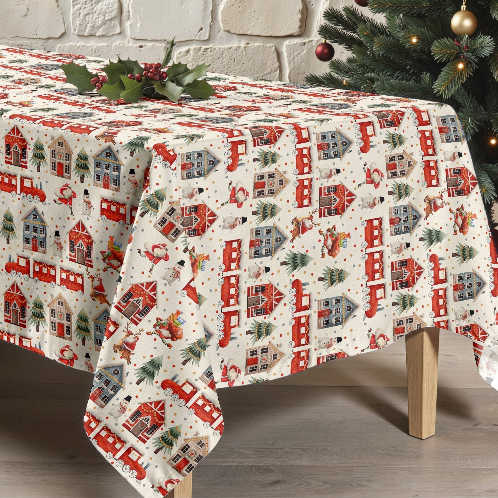 Mantel antimanchas Merry Christmas 66