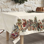 Mantel antimanchas Vintage christmas 1225